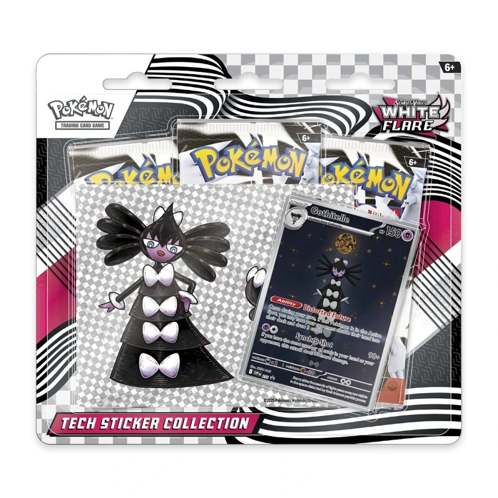 Pokémon TCG Scarlet & Violet-White Flare Tech Sticker Collection