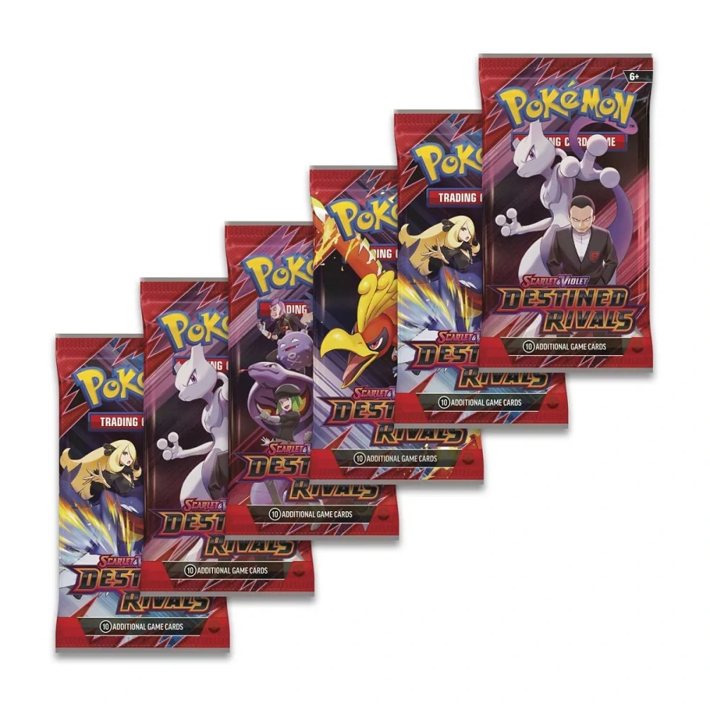 PokĂ©mon TCG Scarlet & Violet-Destined Rivals Booster Bundle (6 Packs)