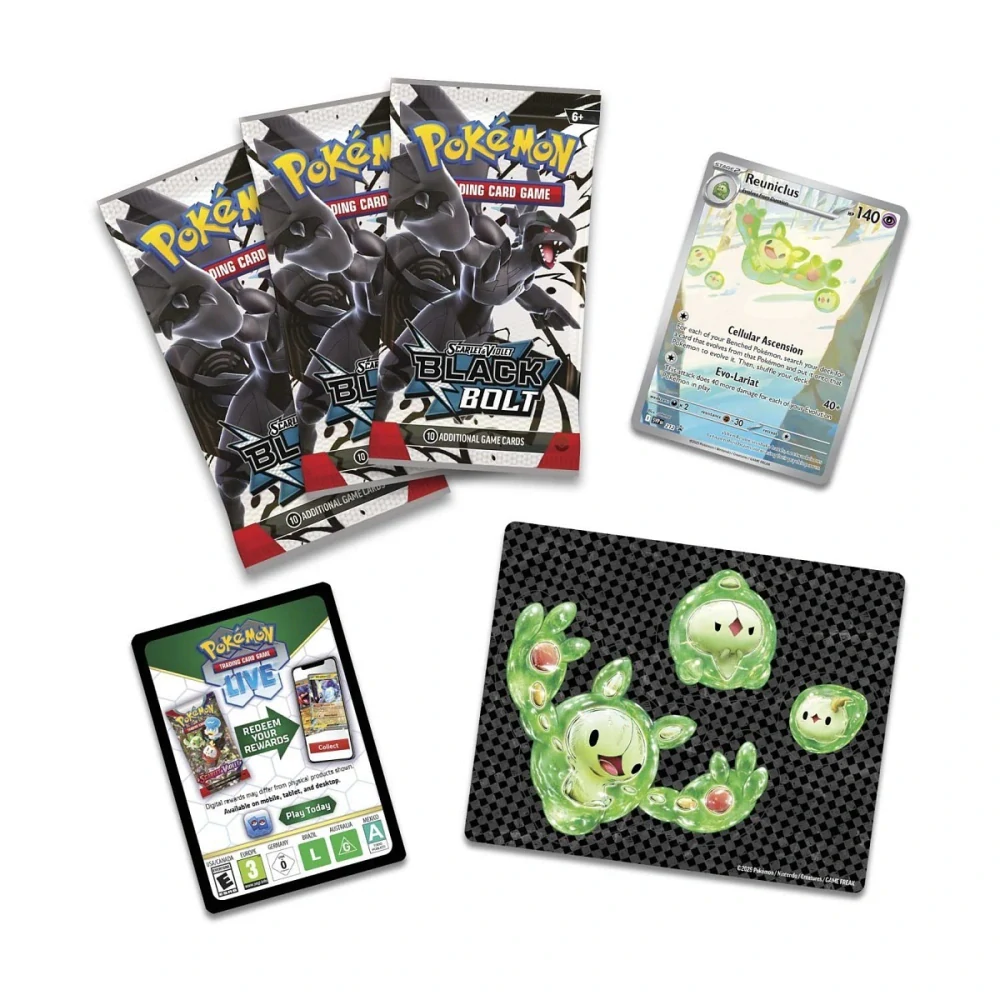 Pokémon TCG Scarlet & Violet-Black Bolt Tech Sticker Collection