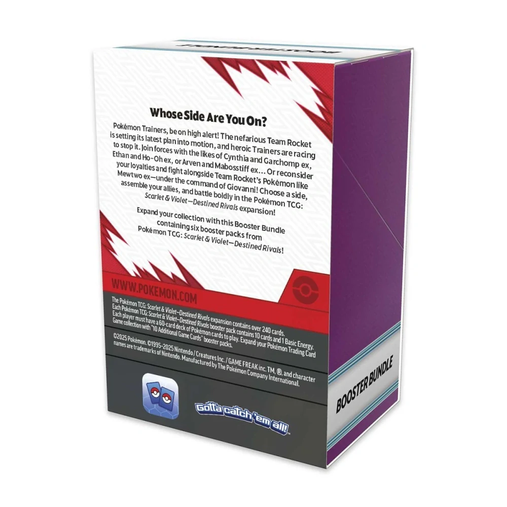 PokĂ©mon TCG Scarlet & Violet-Destined Rivals Booster Bundle (6 Packs)