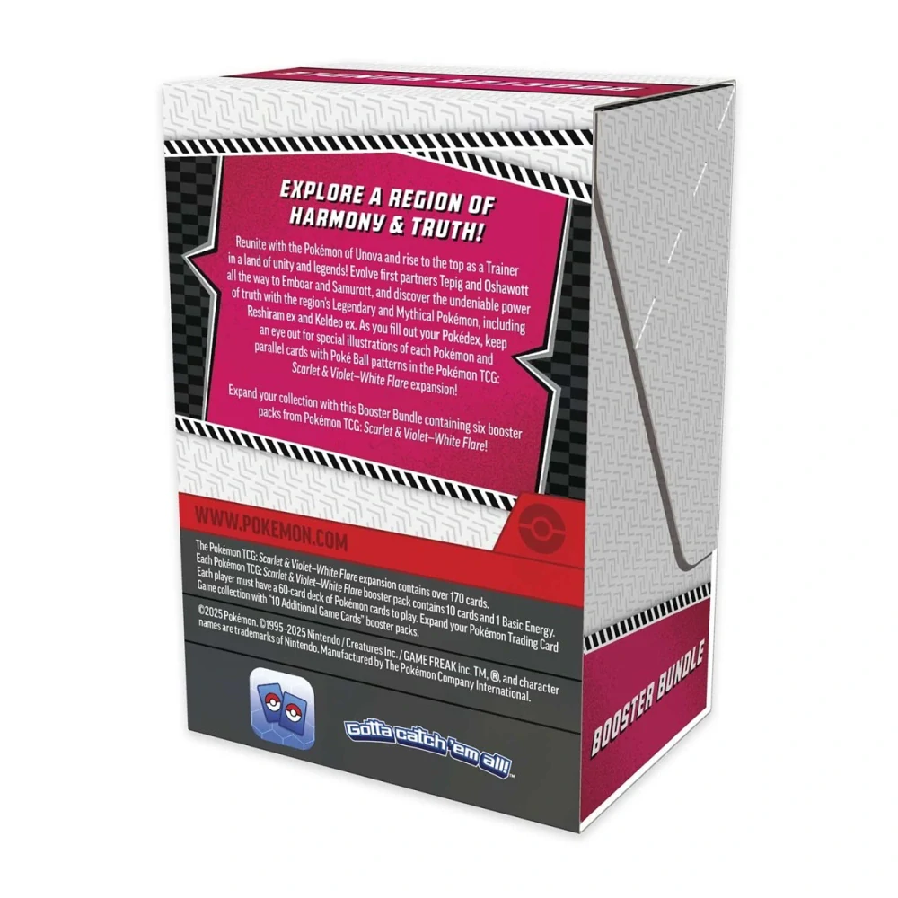 Pokémon TCG Scarlet & Violet-White Flare Booster Bundle (6 Packs)